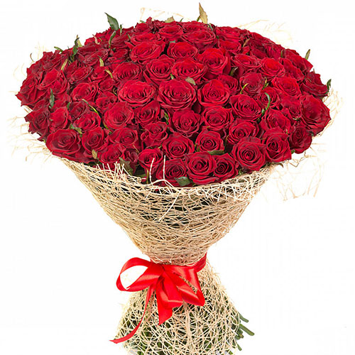 фото товара 101 красная роза | «Букетик Черноморск»