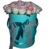 Фото товара 21 элитная розовая роза в фирменной упаковке в Черноморске