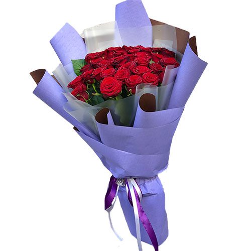 Фото товара 33 красные розы в Черноморске