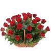 Фото товара 35 красных роз в корзине в Черноморске