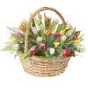 Фото товара 45 алых тюльпанов в коробке в Черноморске