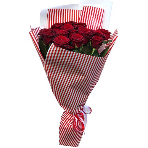 Фото товара 15 красных роз в Черноморске