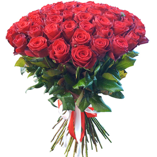фото товара 51 червона троянда | «Букетик Чорноморськ»