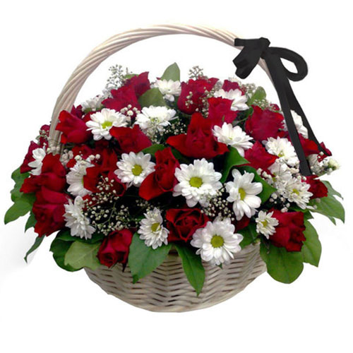 корзина цветов на похороны в Черноморске