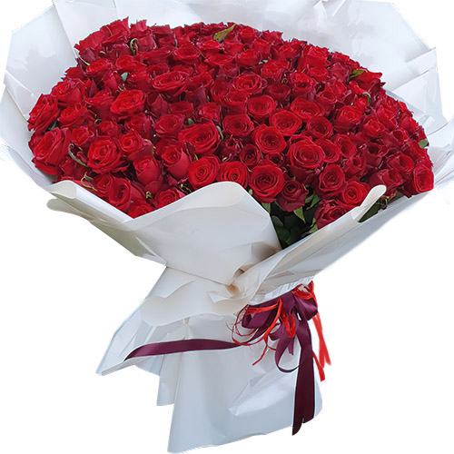 Фото товара 201 красная роза в Черноморске