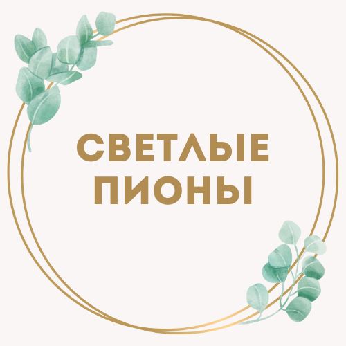 категория товаров Светлые пионы | «Букетик Черноморск»