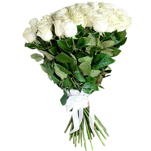 Фото товара 33 белые розы в Черноморске