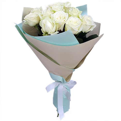 Фото товара Букет белых роз (11 шт) в Черноморске